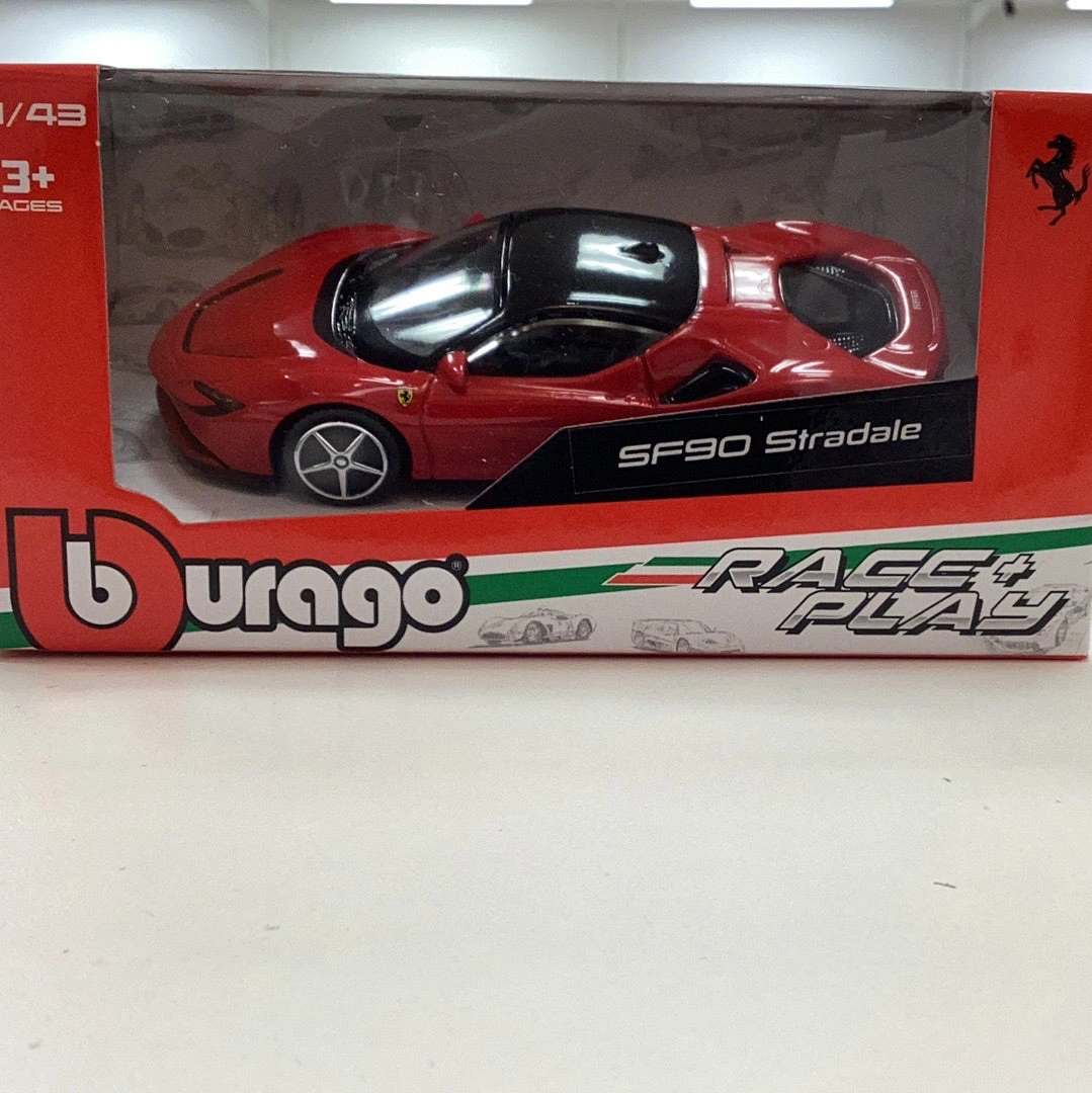 Ferrari SF90 1:43 Bburago – The Ultimate Speedster Collectible!